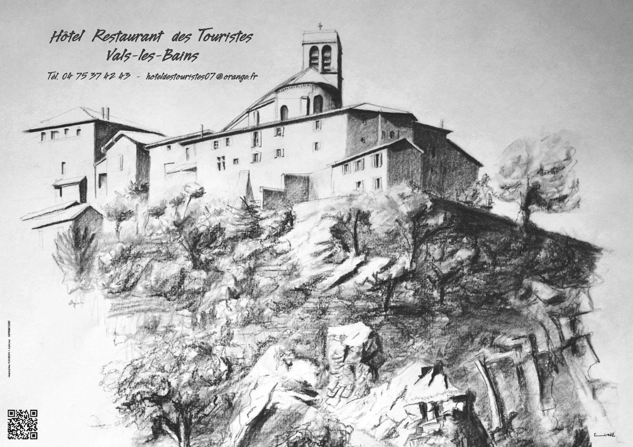 Hotel Restaurant Les Touristes Vals-les-Bains Exteriör bild