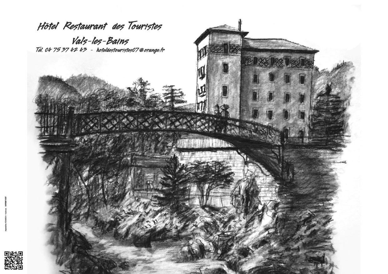 Hotel Restaurant Les Touristes Vals-les-Bains Exteriör bild