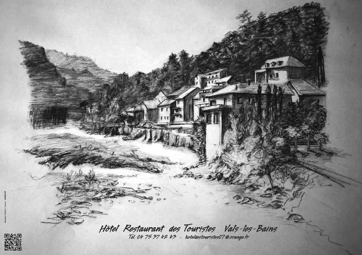 Hotel Restaurant Les Touristes Vals-les-Bains Exteriör bild