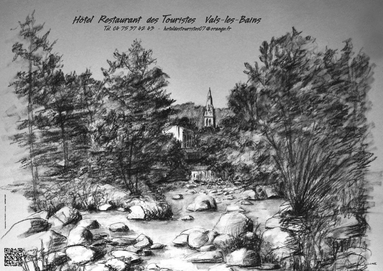 Hotel Restaurant Les Touristes Vals-les-Bains Exteriör bild